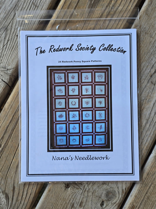 Nana's Needlework - The Redwork Society Collection - Embroidery Pattern