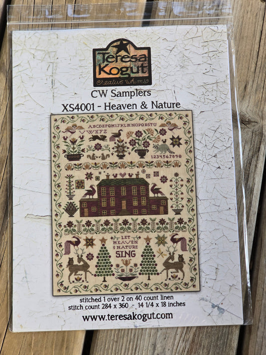 Teresa Kogut - CW Samplers - Heaven & Nature - Cross Stitch Pattern