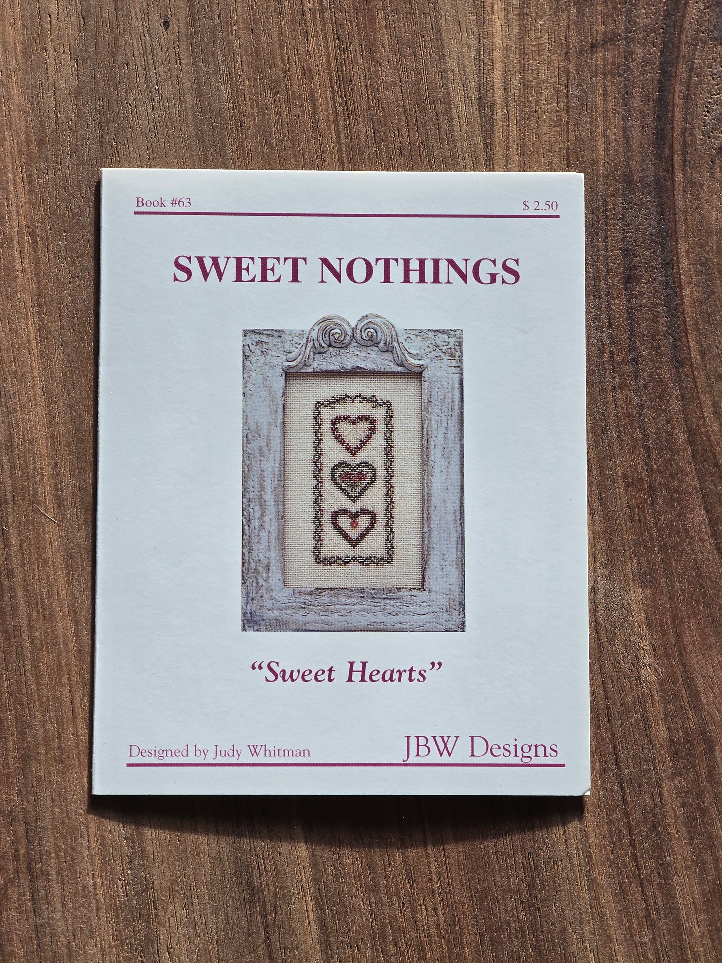 JBW Designs - Sweet Nothings - Book #63 - Cross Stitch Pattern