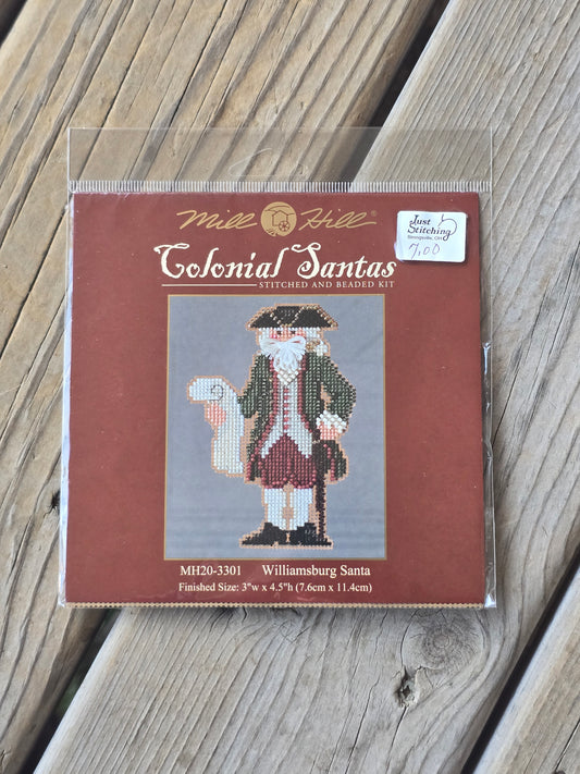 Mill Hill - Williamsburg Santa - Colonial Santas - Cross Stitch Kit