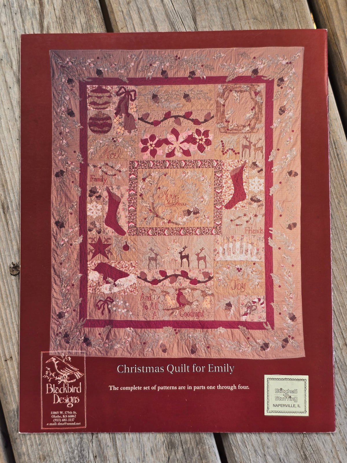 Blackbird Designs - Christmas Memories - Parts 1-4 - Quilt Pattern Booklets