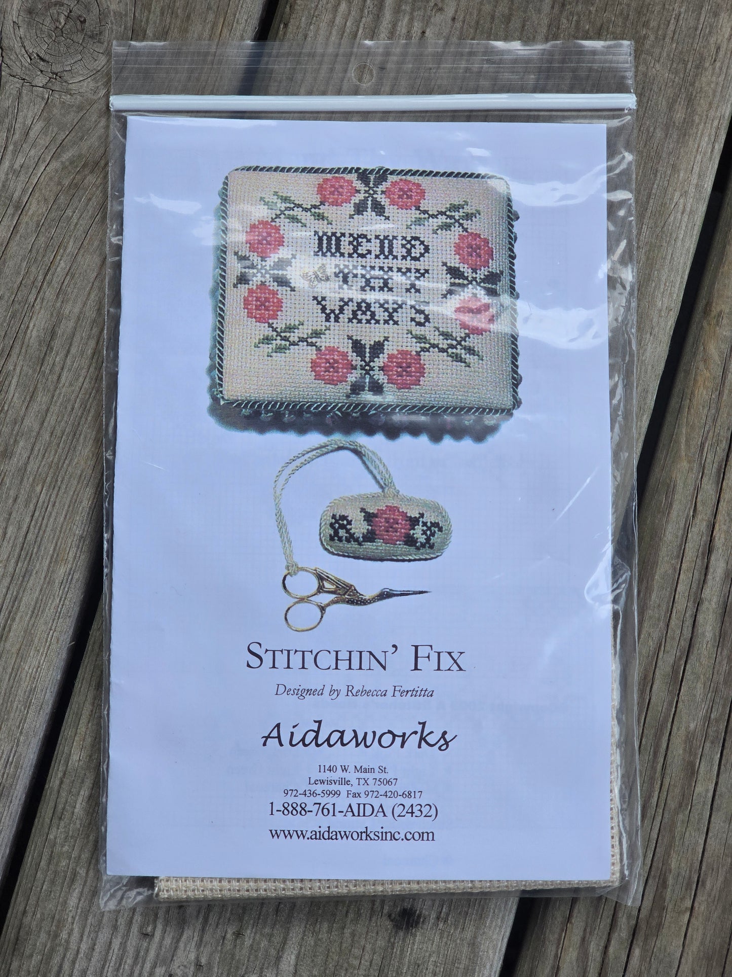 Aidaworks - Stitchin' Fix - Mend Thy Ways - Cross Stitch Kit