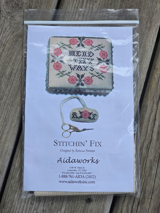 Aidaworks - Stitchin' Fix - Mend Thy Ways - Cross Stitch Kit