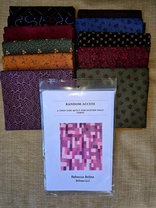 Bolines LLC - Random Access Twin Quilt Kit