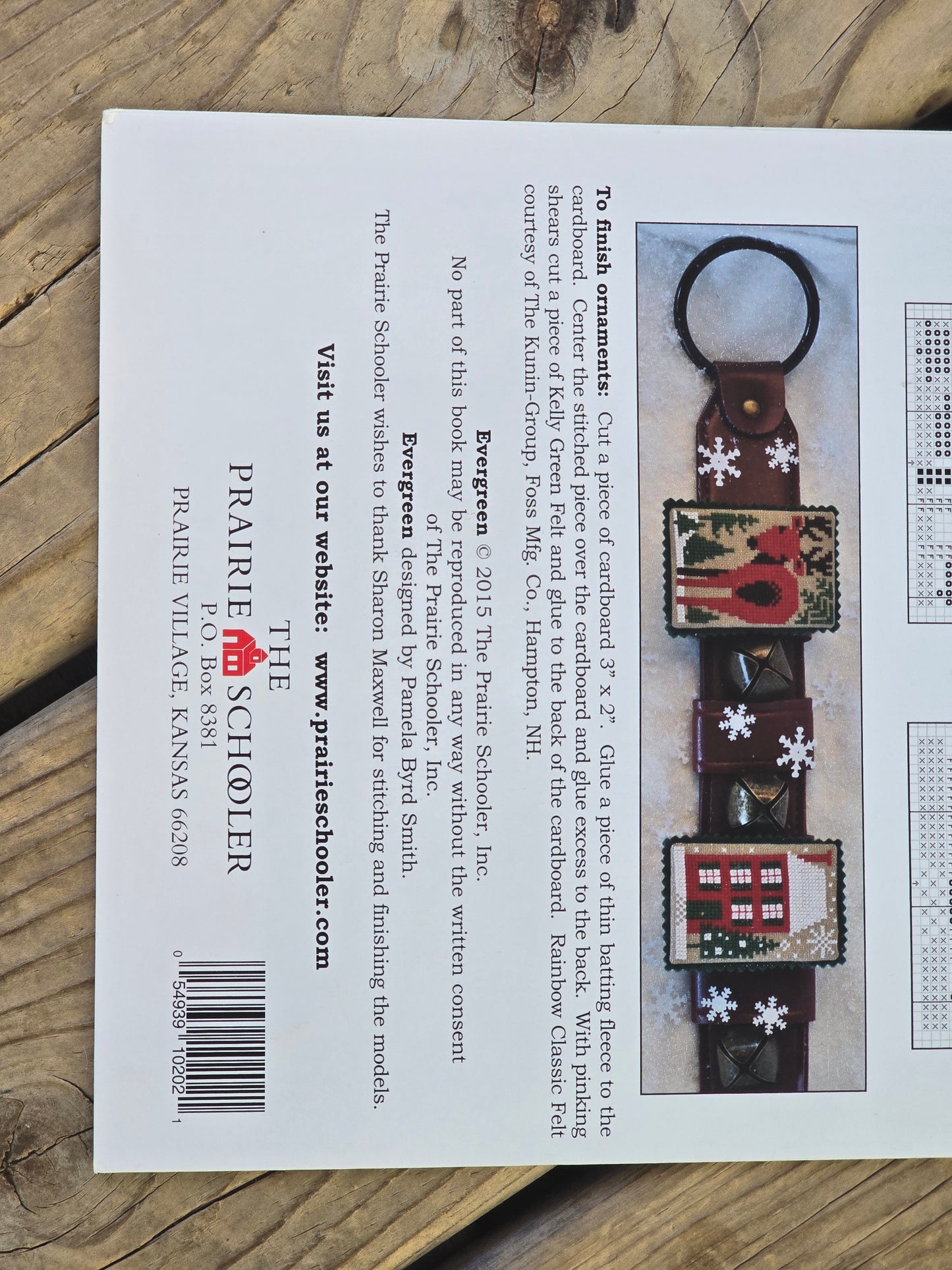 The Prairie Schooler - Evergreen- Book No. 202 - Cross Stitch Pattern