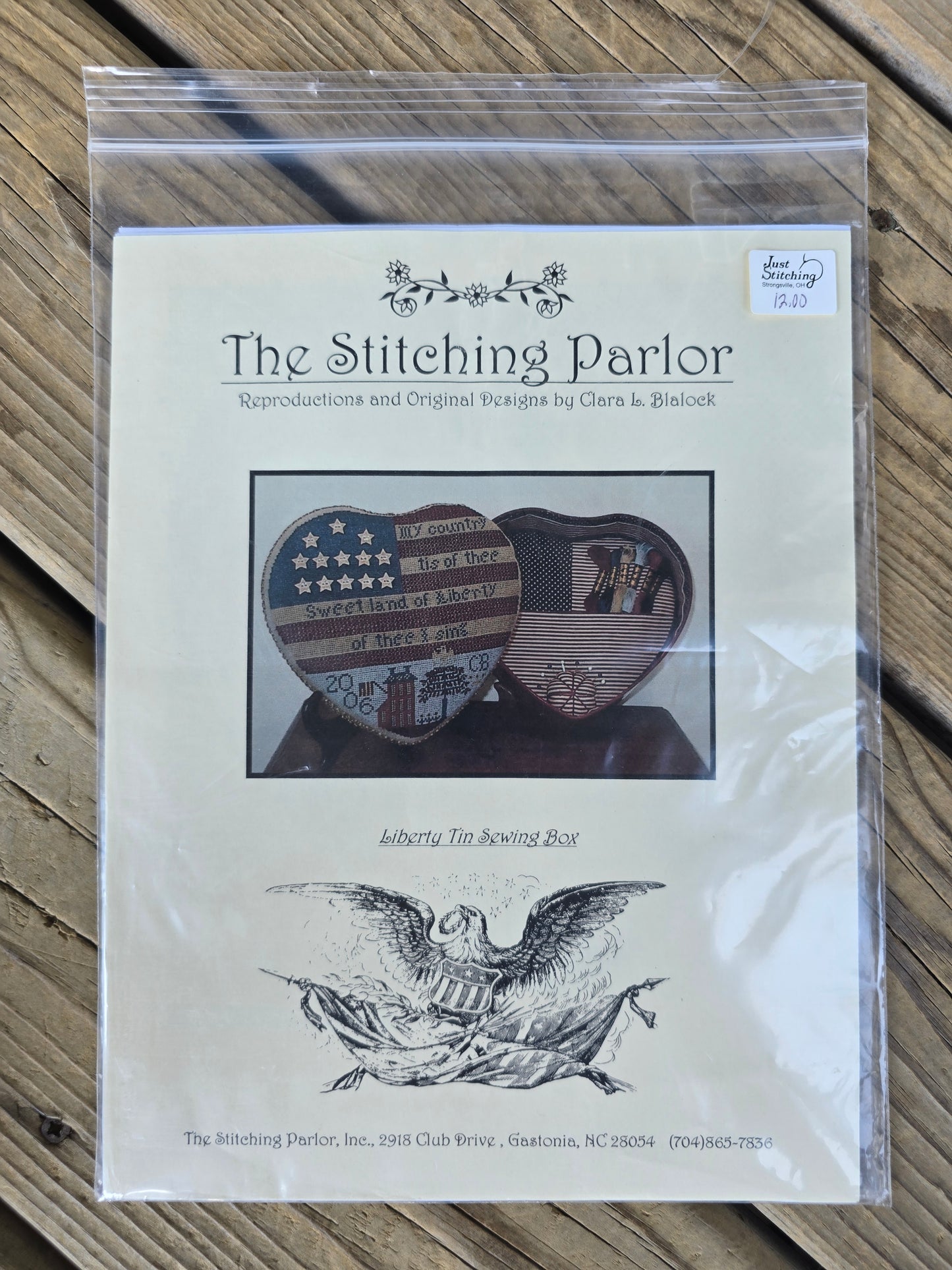 The Stitching Parlor - Liberty Tin Sewing Box