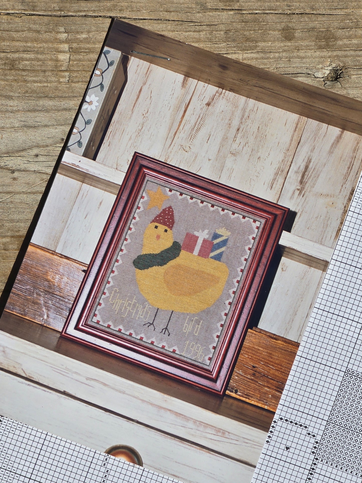 Ewe and Eye and Friends - Christmas Bird- Cross Stitch Pattern