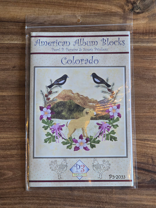 P3 Designs - American Album Blocks - Colorado - Applique Pattern