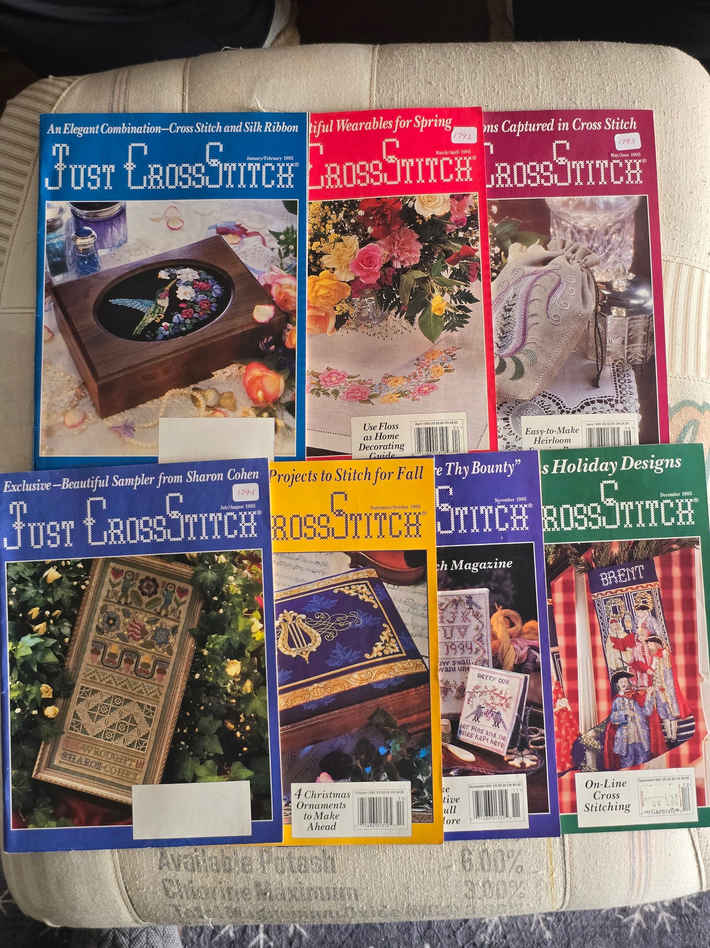 Just Cross Stitch - 1995 - Magazine Bundle