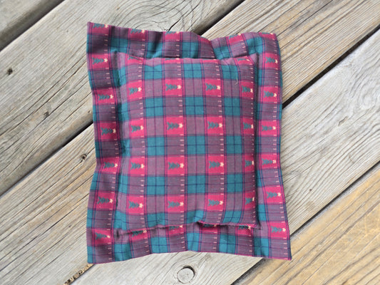 The Original Tuckable Flang Pillow - Plaid Christmas Pillow Blanks