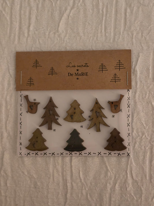 Les Secrets De Marie - Trees and Birds Buttons - Nashville Needlework Market 2026