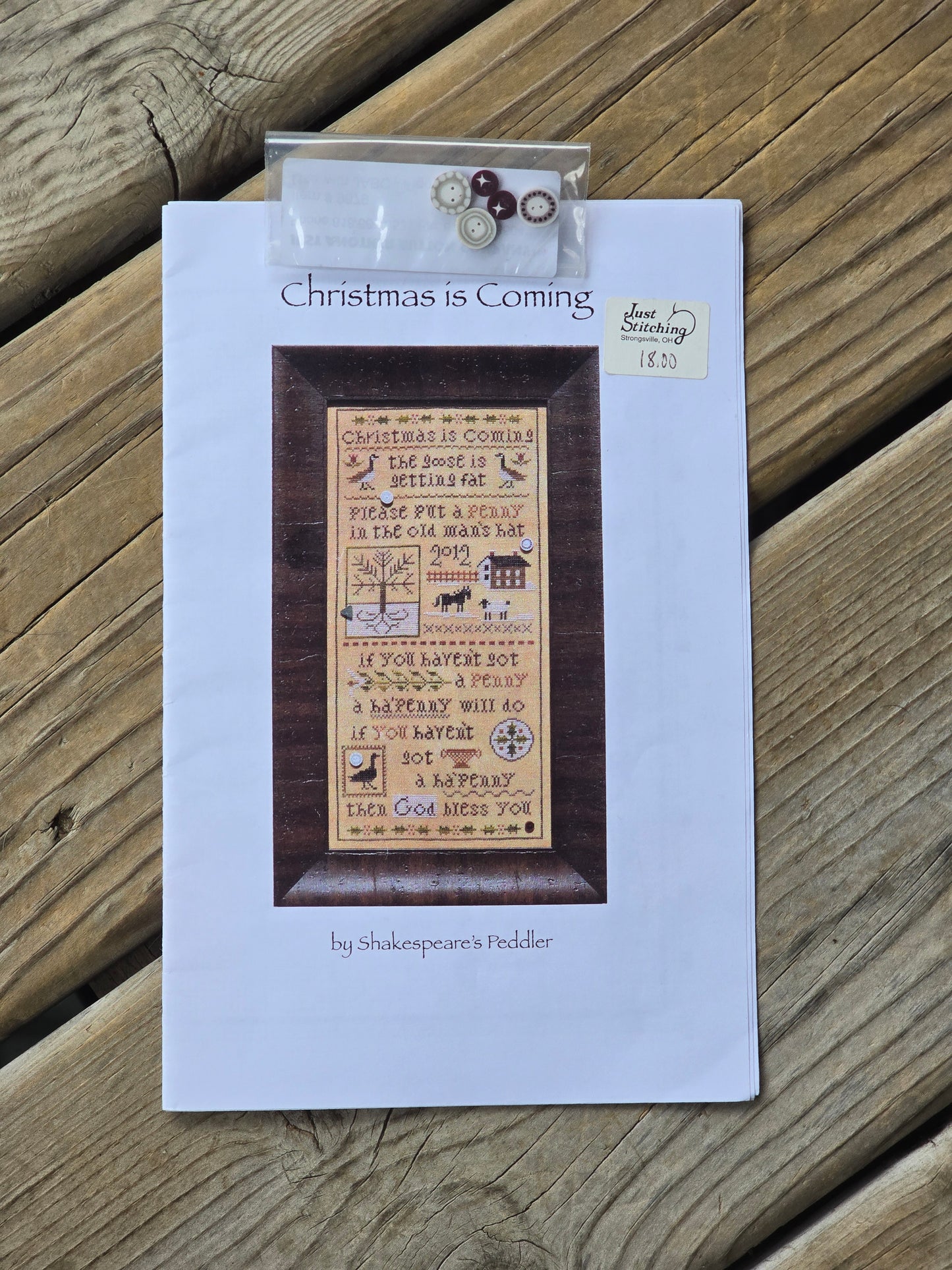 Shakespeare's Peddler - Christmas is Coming - Cross Stitch Pattern