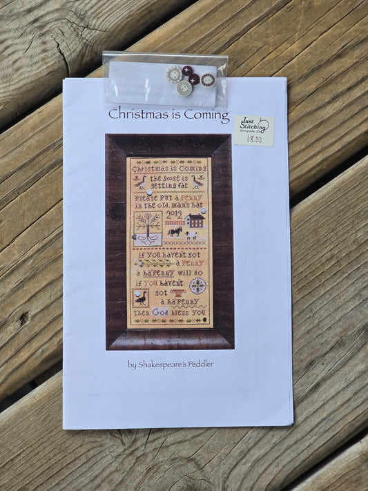 Shakespeare's Peddler - Christmas is Coming - Cross Stitch Pattern
