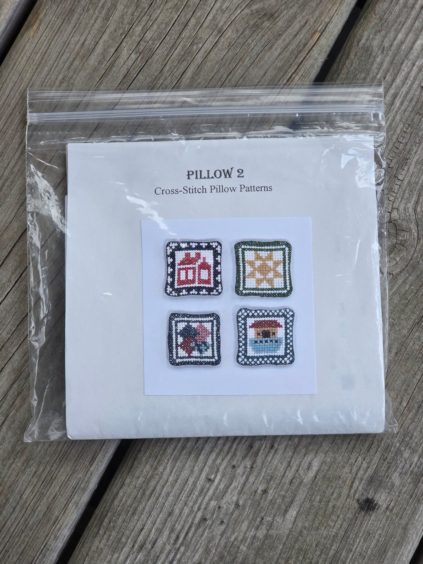 Wee Darlings - Pillow 2 Cross-Stitch Pillow Patterns - Cross Stitch Kit