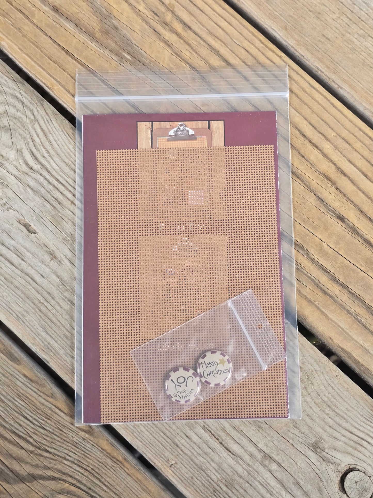 Bent Creek - Clip Art - Merry Christmas - Cross Stitch Kit