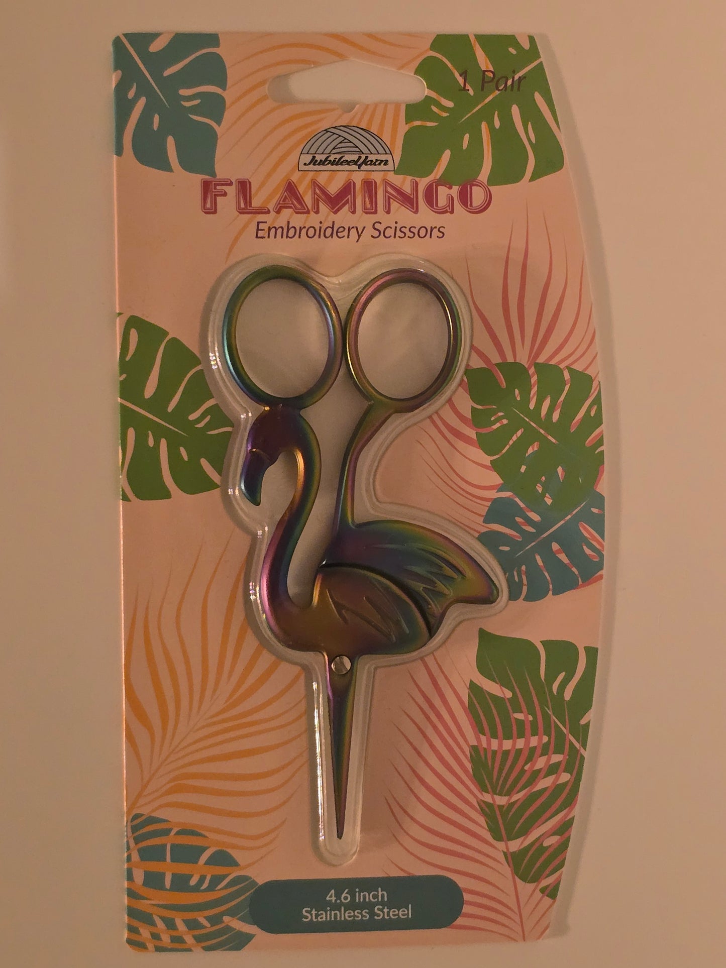 JubileeYarn - Flamingo Embroidery Scissors