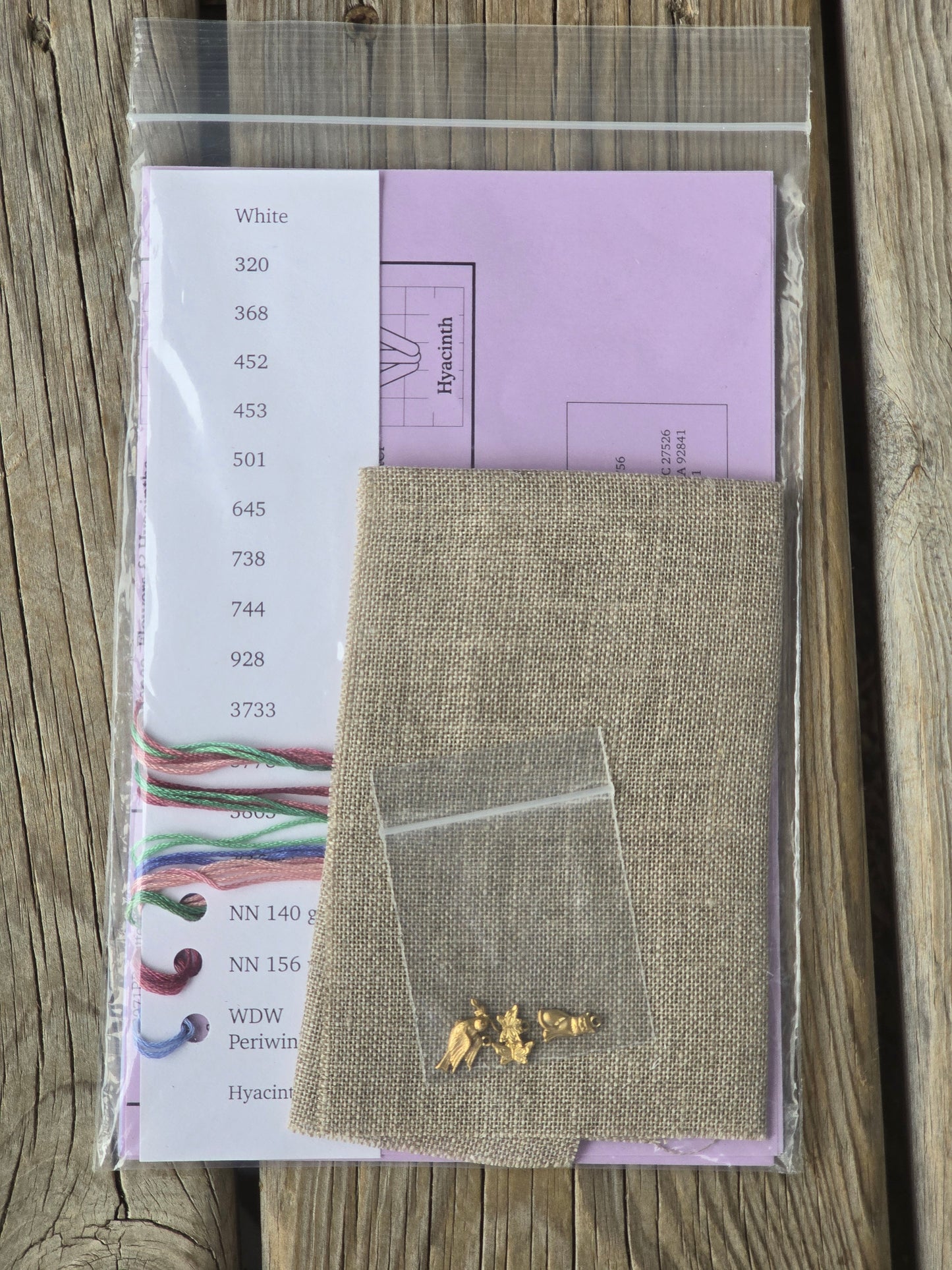 Elizabeth's Designs - Flowers & Friends Stitching Club  - Hyacinth House - Cross Stitch Kit