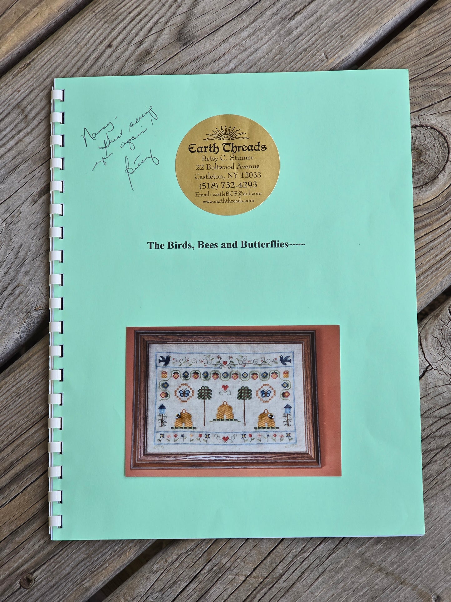 Earth Threads - The Birds, Bees and Butterflies - Cross Stitch Kit