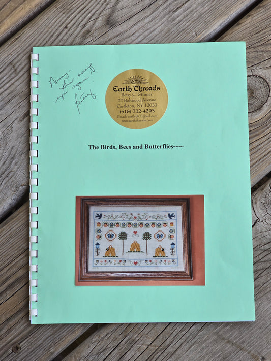 Earth Threads - The Birds, Bees and Butterflies - Cross Stitch Kit
