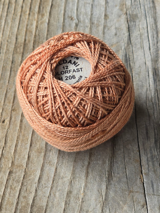 Valdani - Perle Cotton - Hand-Dyed - Size 12 - #H206 - Thread