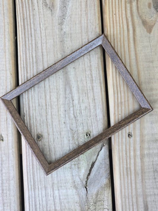 Brown Wooden Picture Frame - 4.75" x 6.75" - Home Decor
