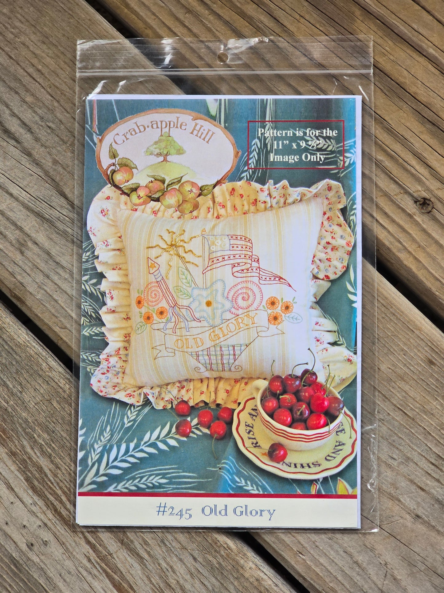 Crab-apple Hill - Old Glory - Embroidery Pattern