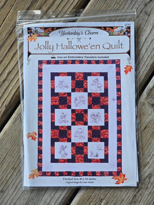Yesterday's Charm - Jolly Hallowe'en Quilt - Quilt Pattern