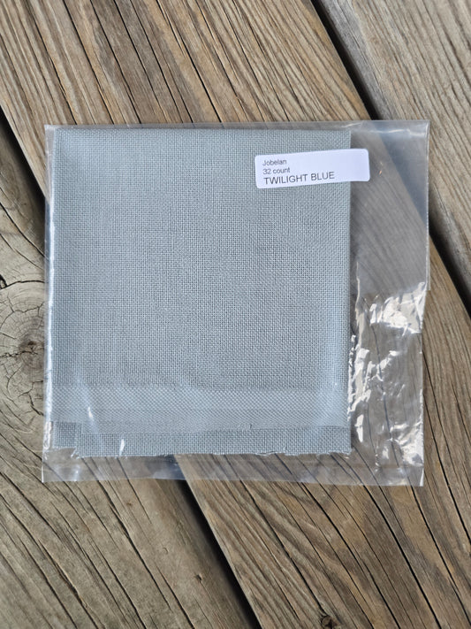32 Count Twilight Blue Joblean - Cross Stitch Cloth
