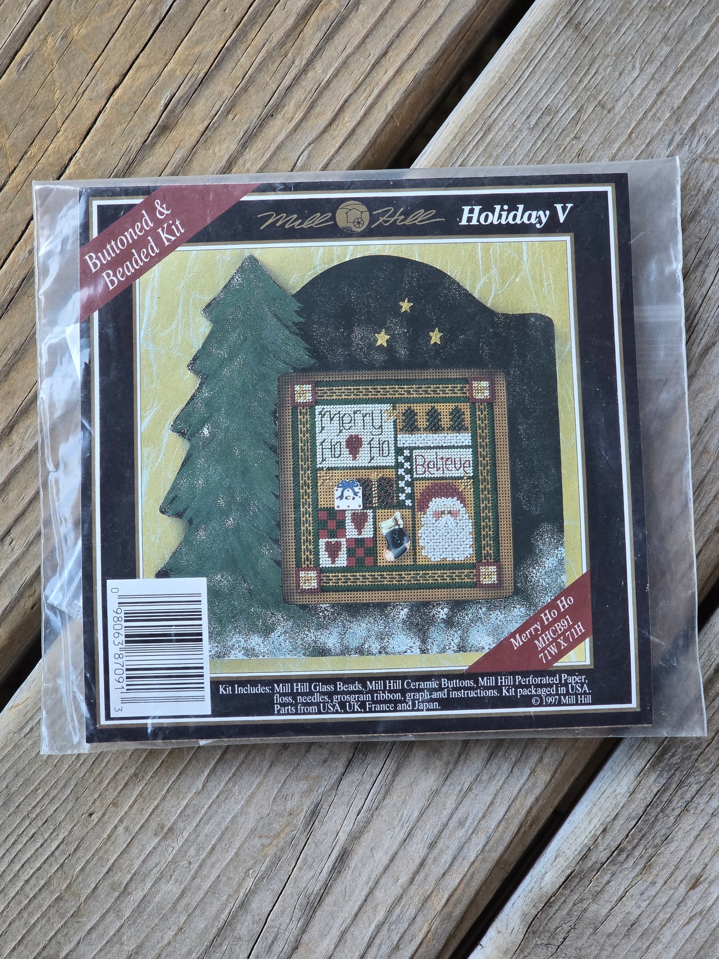 Mill Hill - Holiday V - Merry Ho Ho - Cross Stitch Kit
