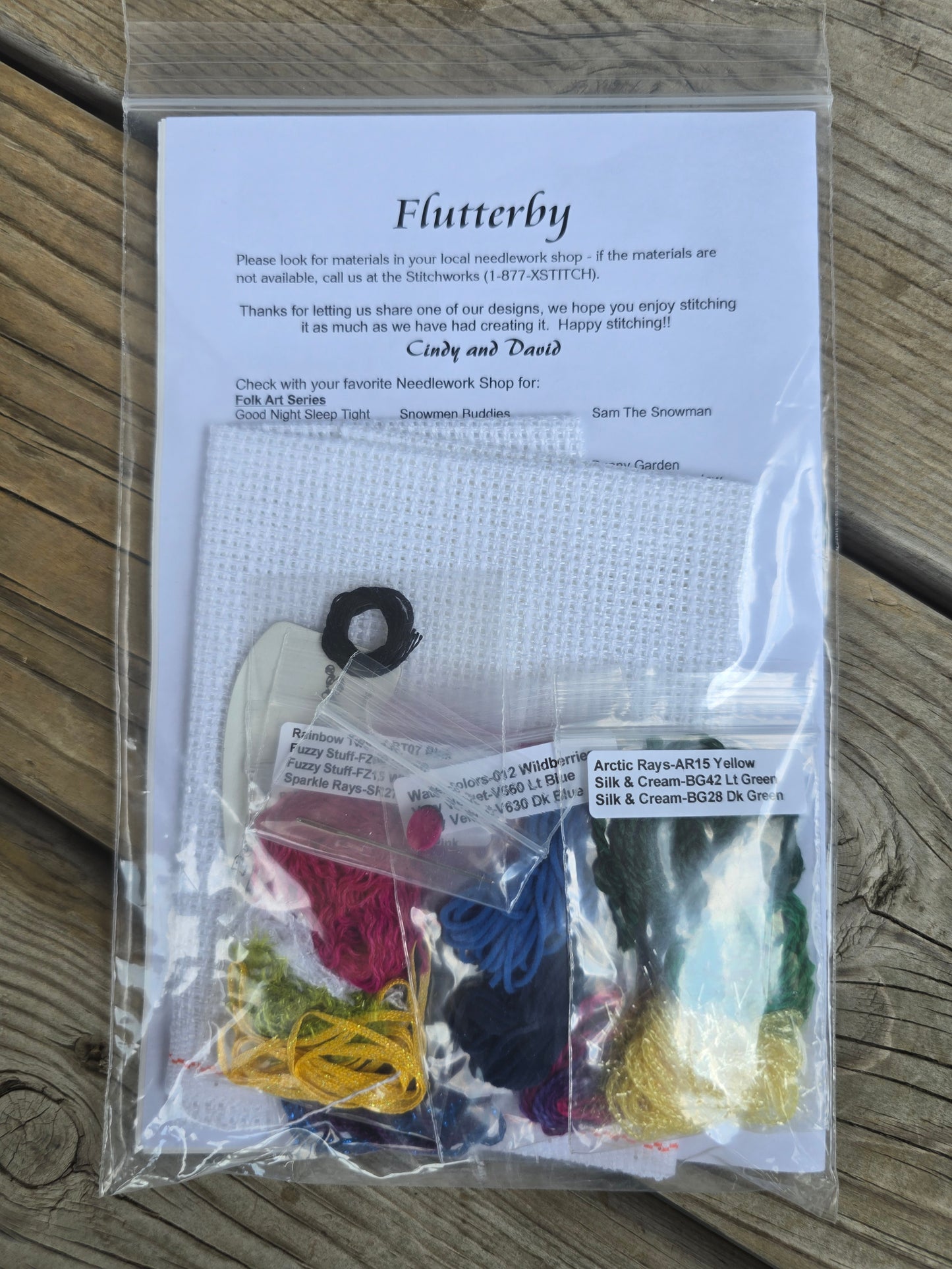 The Stitchworks - Fibers-n-Stuff - Flutterby Kit