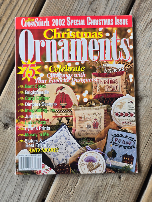 Just Cross Stitch - Special Christmas Issue - Christmas Ornaments - Holiday 2002