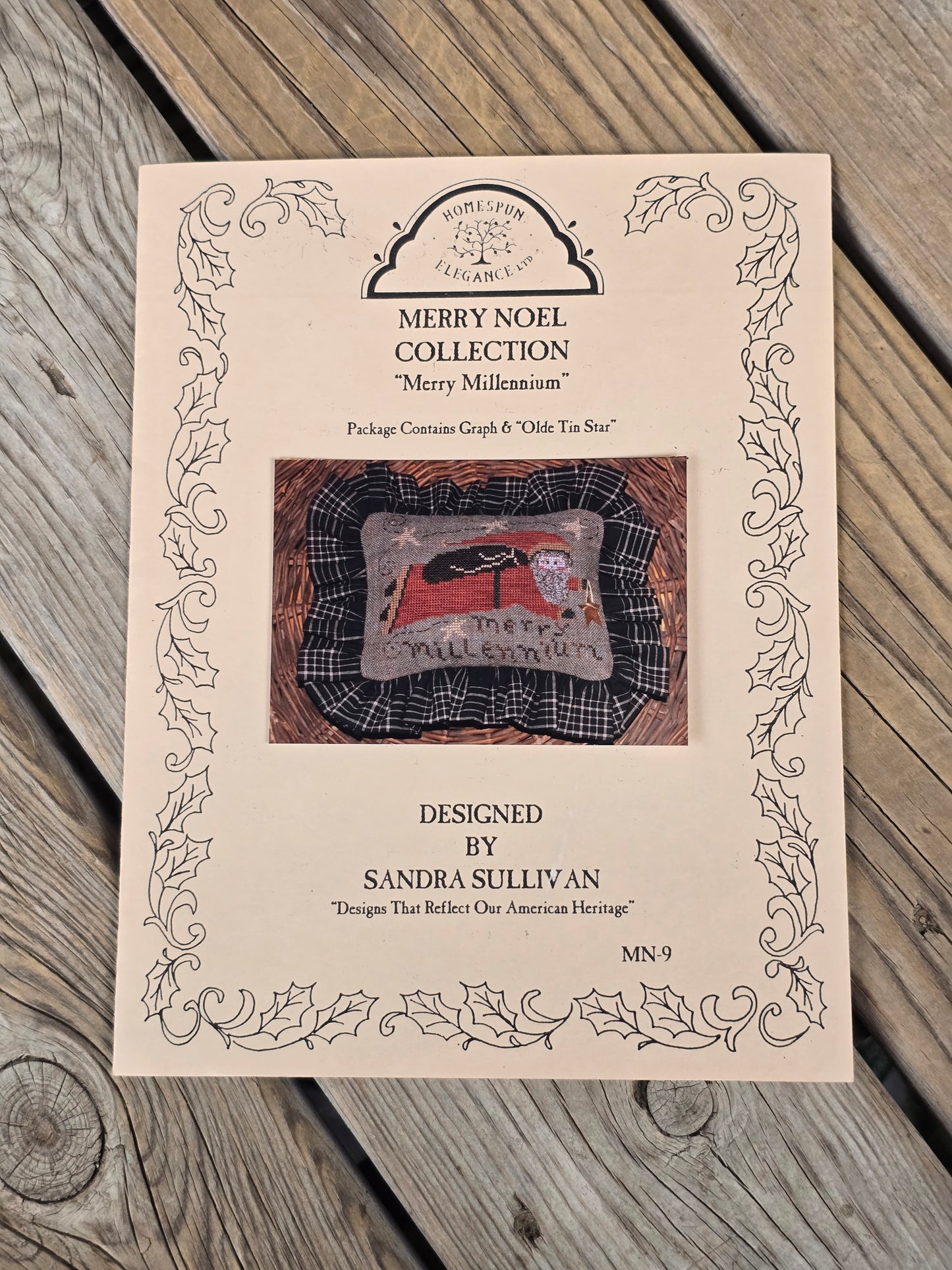 Homespun Elegance - Merry Noel Collection - Merry Millennium - Cross Stitch Pattern