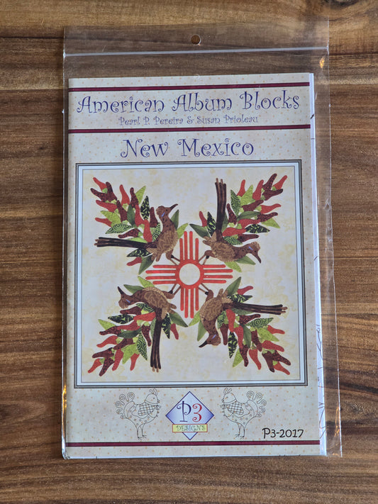 P3 Designs - American Album Blocks - New Mexico - Applique Pattern