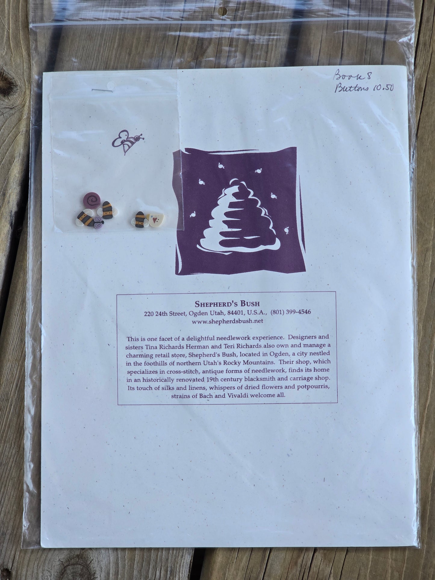 Shepherd's Bush - Be Attitude Sampler - Cross Stitch Pattern/Kit