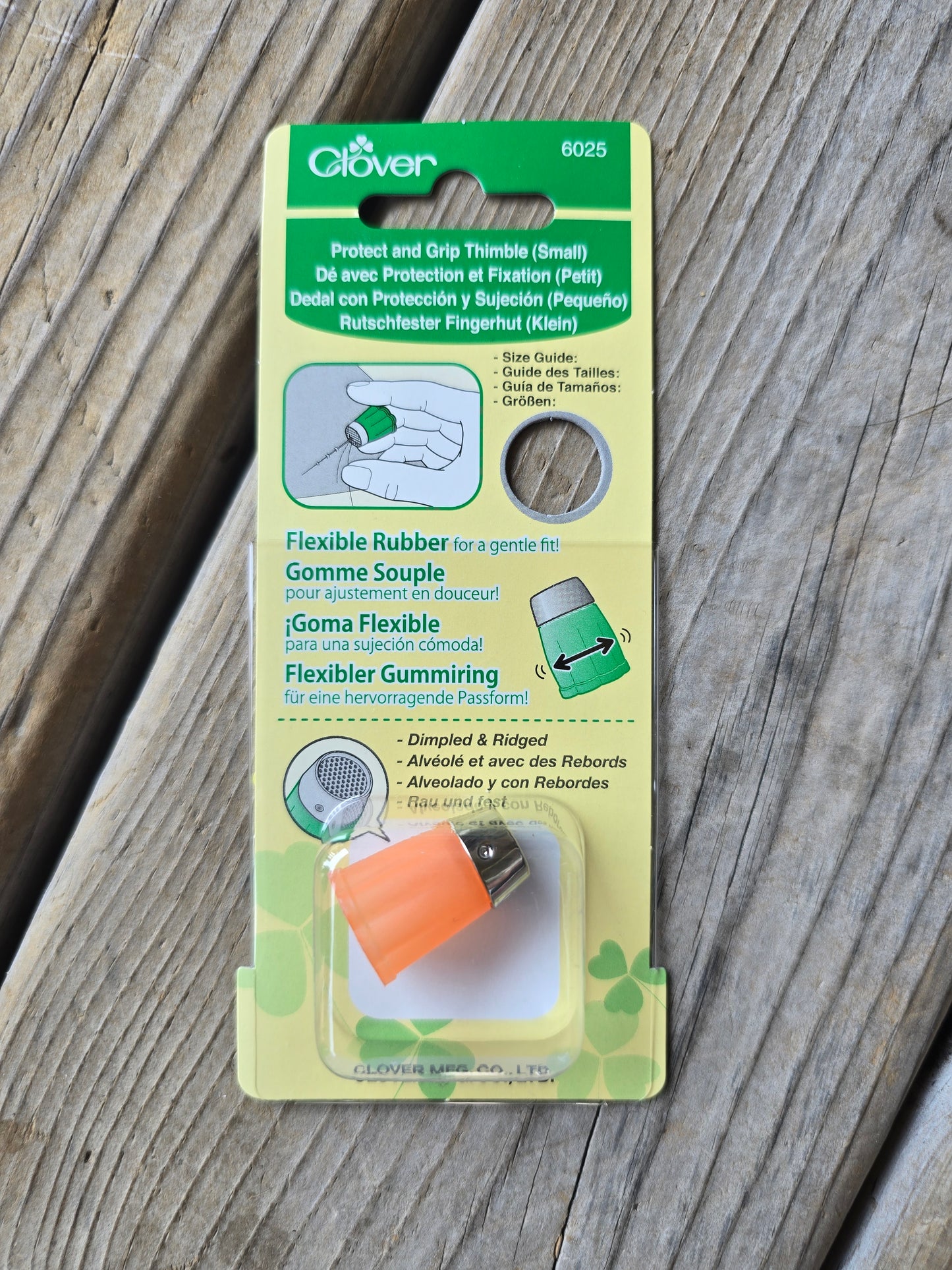 Clover - Protect and Grip Thimble - Small, Medium, Large