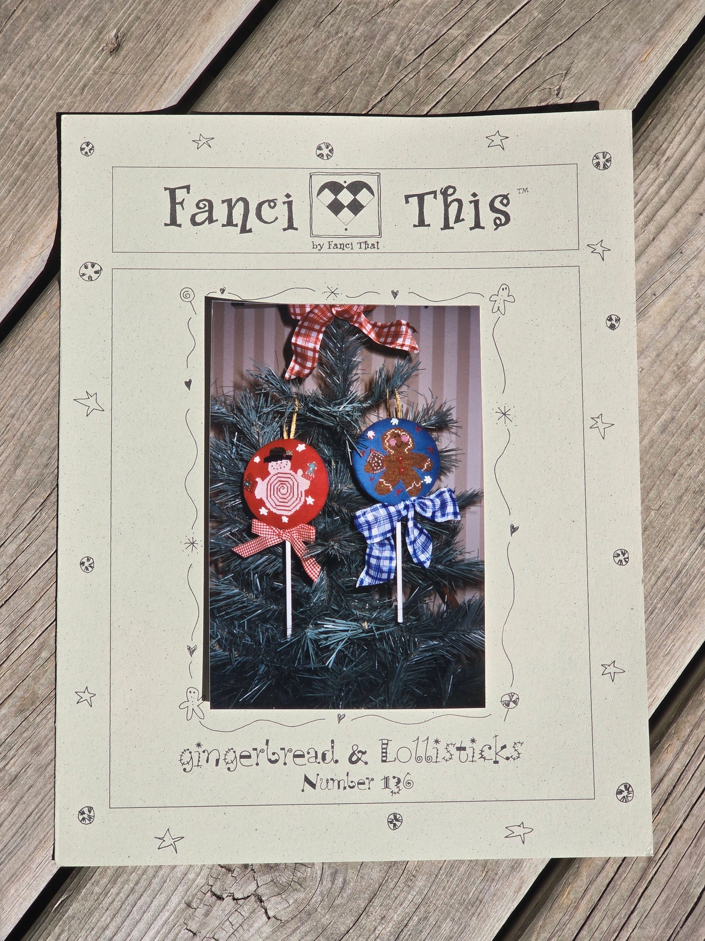 Fanci That - Gingerbread & Lollisticks - Number 136 - Cross Stitch Pattern