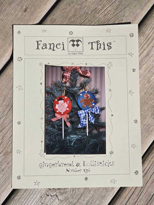 Fanci That - Gingerbread & Lollisticks - Number 136 - Cross Stitch Pattern
