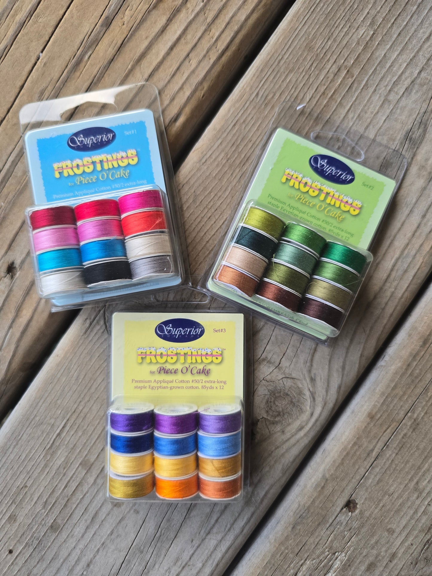 Superior Threads - Frostings for Piece O' Cake - Sets 1, 2 and 3