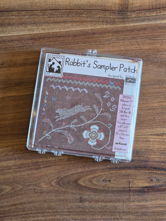 Kreinik - Remember the Ladies - Rabbit's Sampler Patch - Cross Stitch Kit