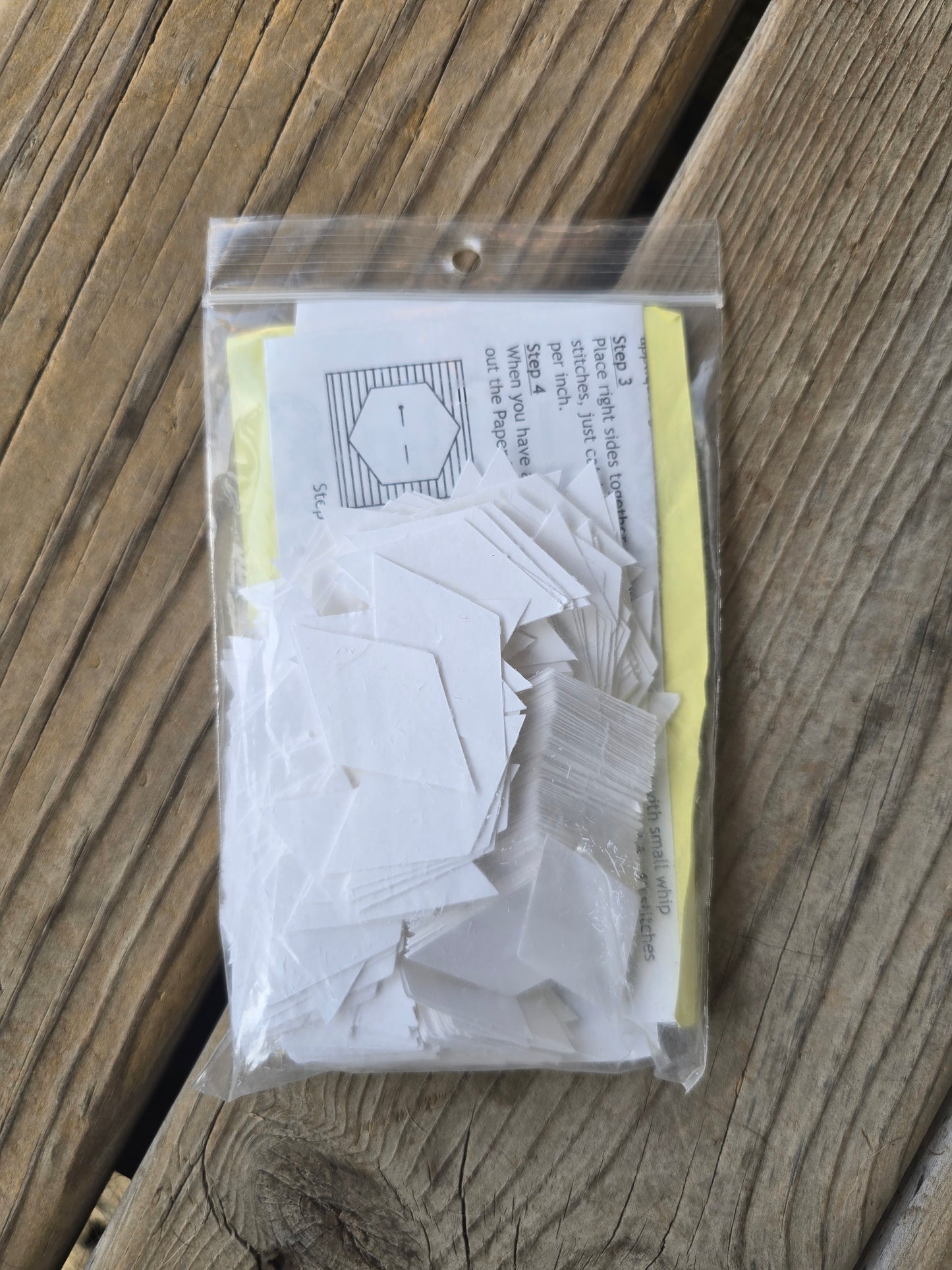 Paper Pieces - 1" 6 Point Diamond - Large Pack - 450 Pieces