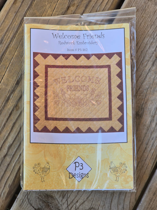 P3 Designs - Welcome Friends - Quilt Pattern
