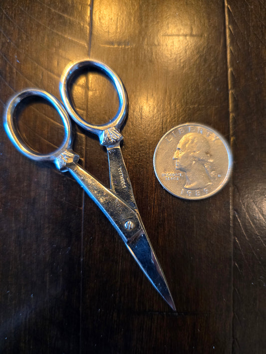 Ornate Stainless Steel Embroidery Scissors