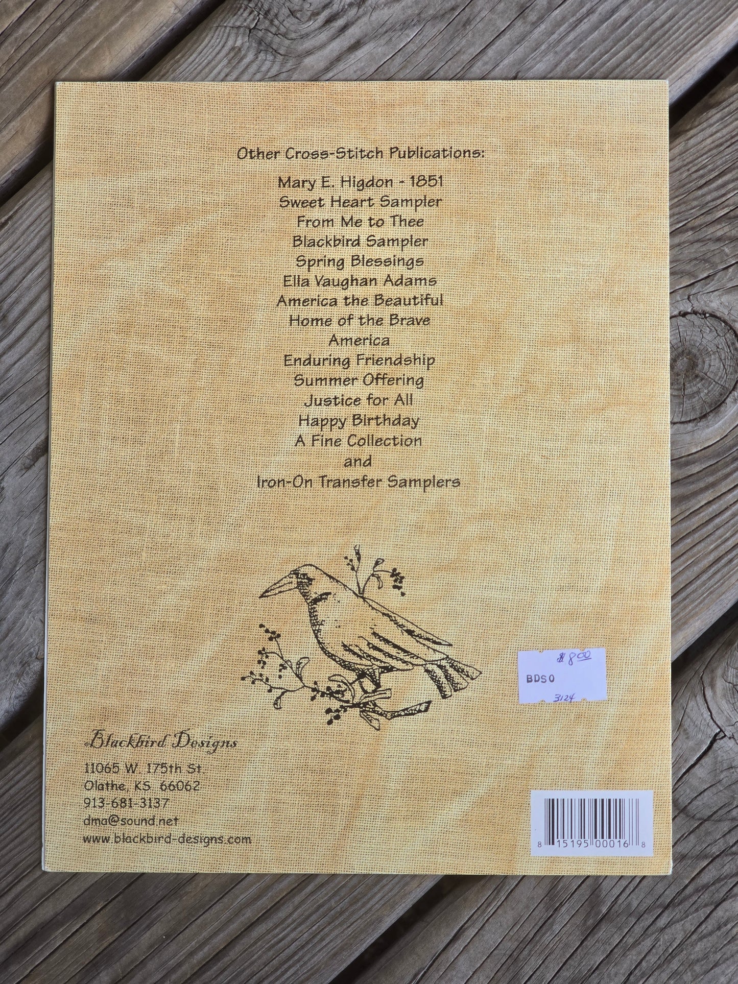 Blackbird Designs - Summer Offering - Cross Stitch Pattern