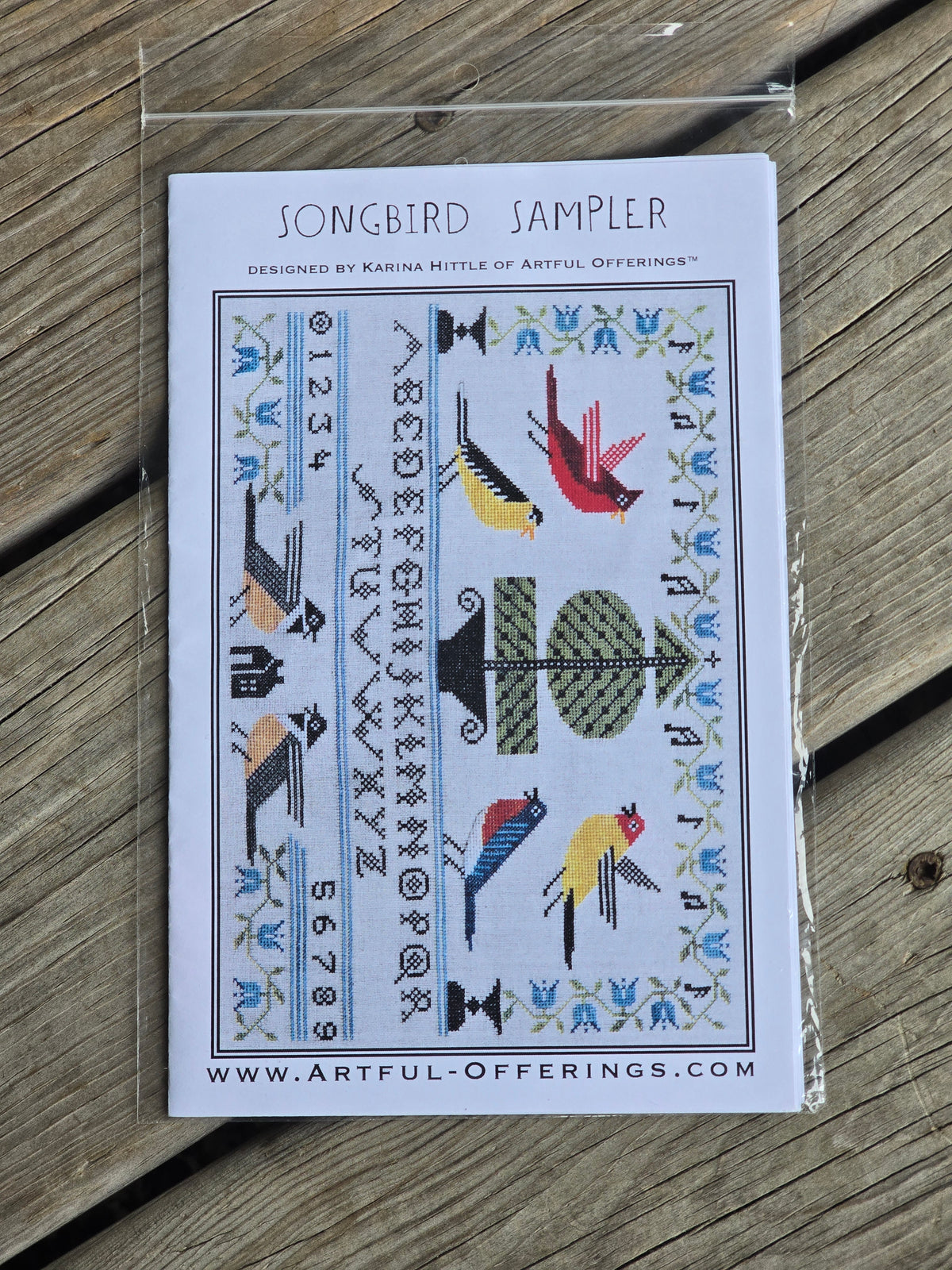 Artful Offerings - Songbird Sampler - Cross Stitch Chart