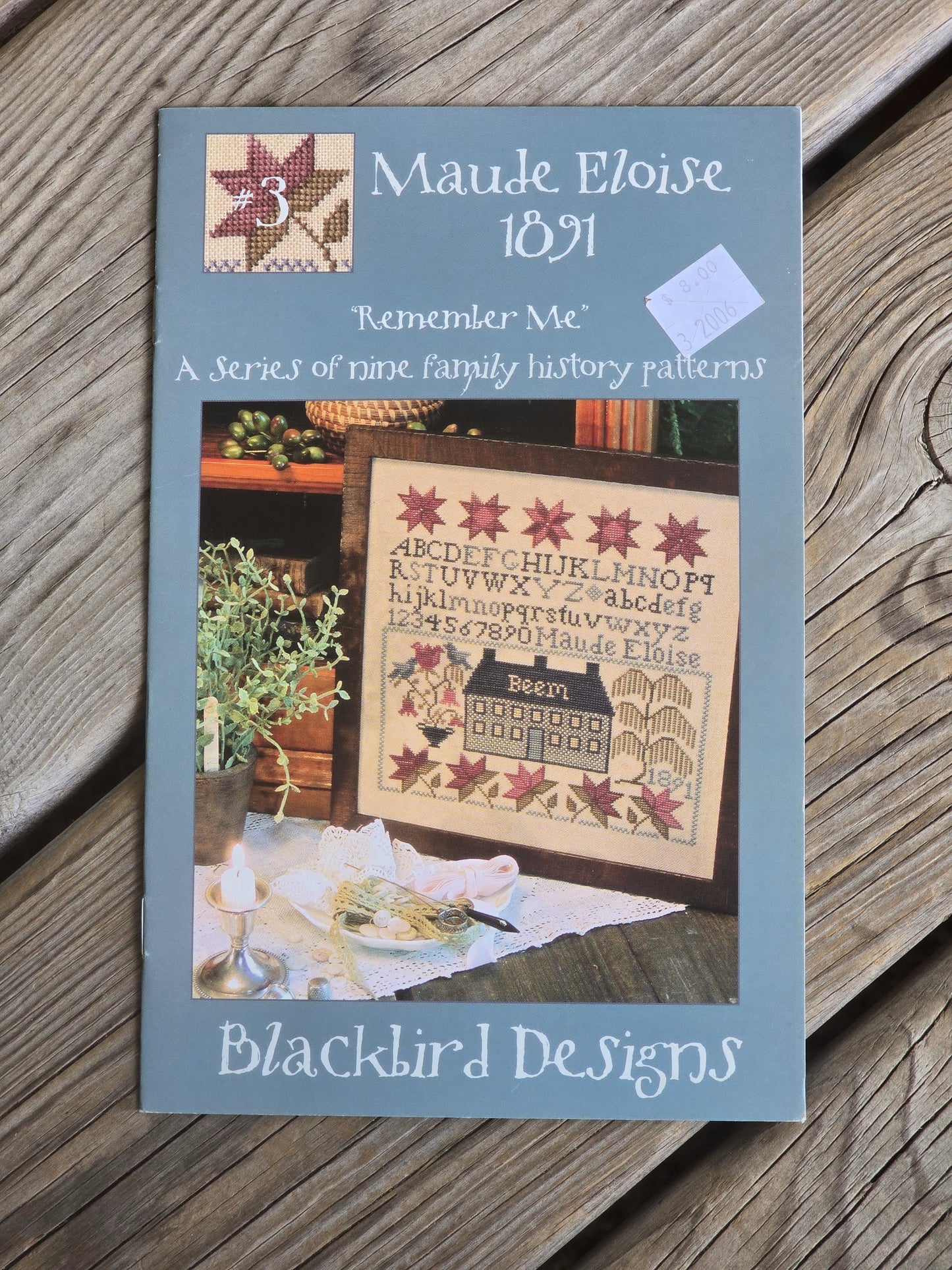 Blackbird Designs - Maude Eloise 1891 - Cross Stitch Pattern