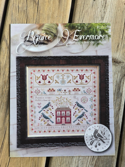 With Thy Needle & Thread - Rejoice Evermore - Cross Stitch Pattern Booklet