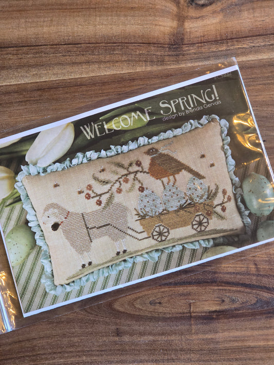 With Thy Needle & Thread - Welcome Spring - Cross Stitch Pattern