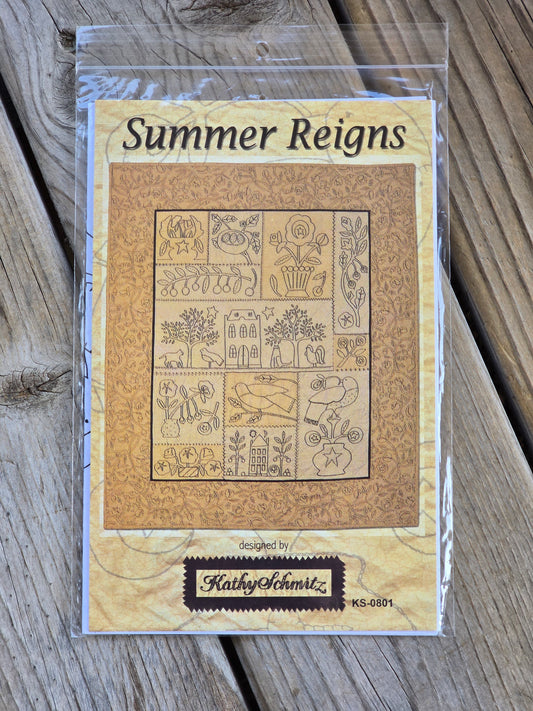 Kathy Schmitz - Summer Reigns - Embroidery Pattern