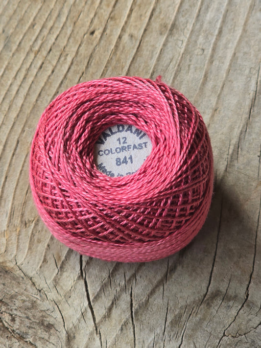 Valdani - Perle Cotton - Hand-Dyed - Size 12 - #841 - Thread