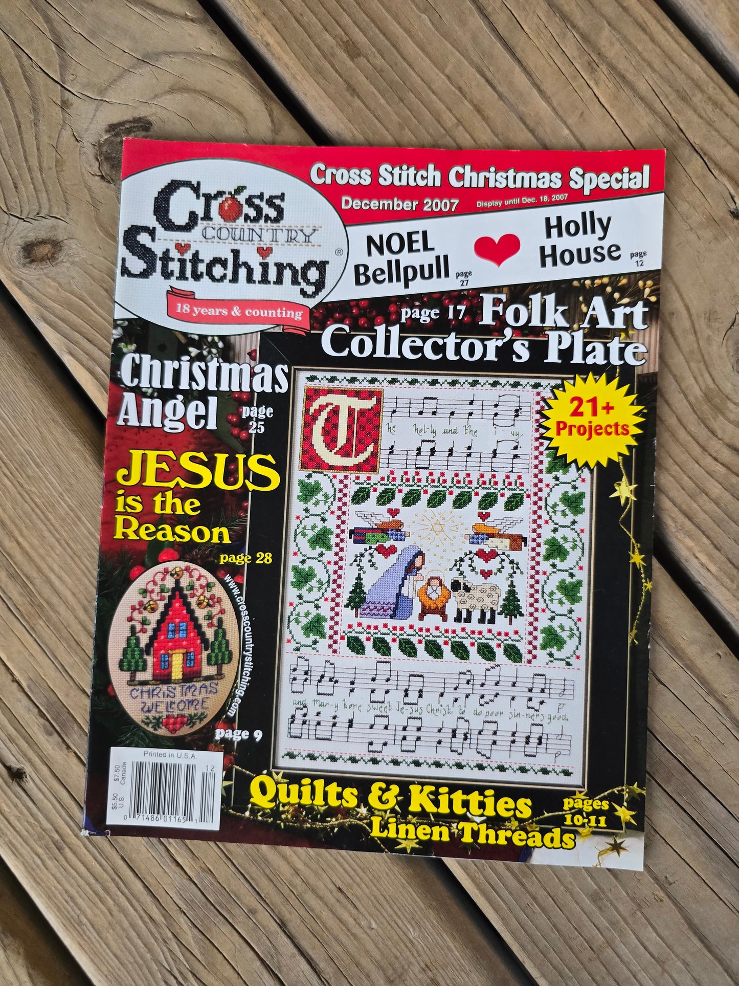 Cross Country Stitching Magazine - 2007 Bundle